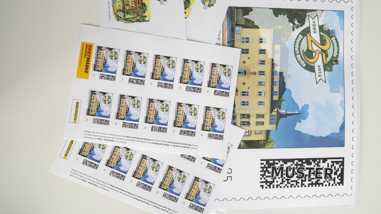 Diese Sonderbriefmarken anlässlich des 25-jährigen Bestehens des Gemeindezusammenschlusses Ottendorf-Okrilla sind ausverkauft.