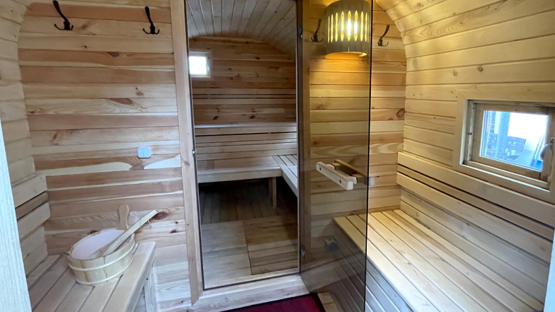 Die Sauna kann von jedem genutzt werden, auch Sauna-Abende sind für März geplant.