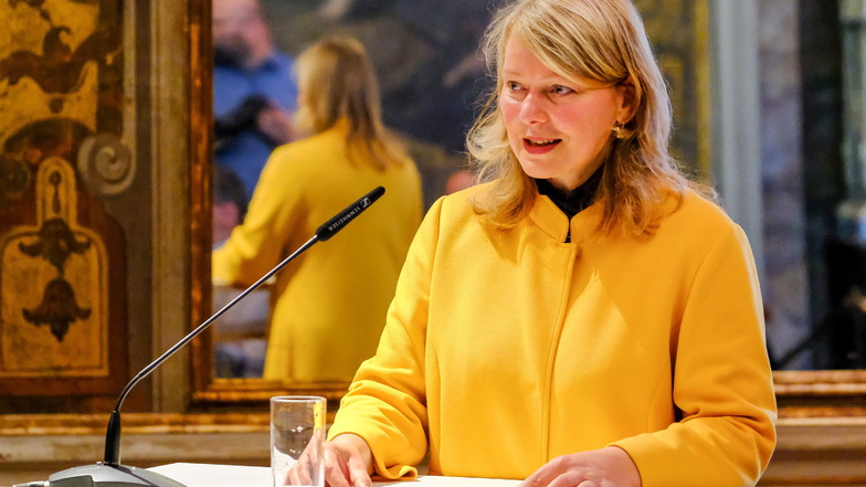 Schlossleiterin Dominique Fliegler freute sich in dieser Saison über viele tschechische Schulklassen, die zur Aschenbrödel-Ausstellung nach Moritzburg kamen.