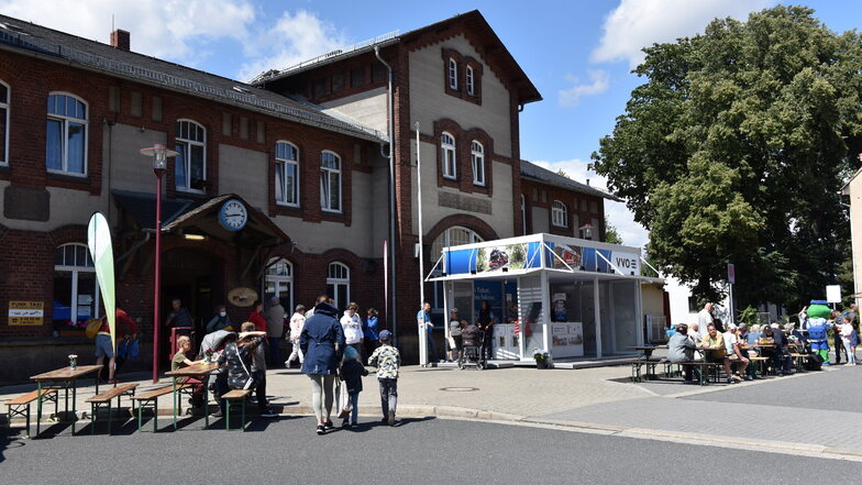 Rund um den Bahnhof Freital-Hainsberg
gab es viel zu entdecken.