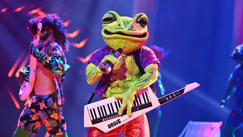 "Masked Singer": Der Frosch geht baden