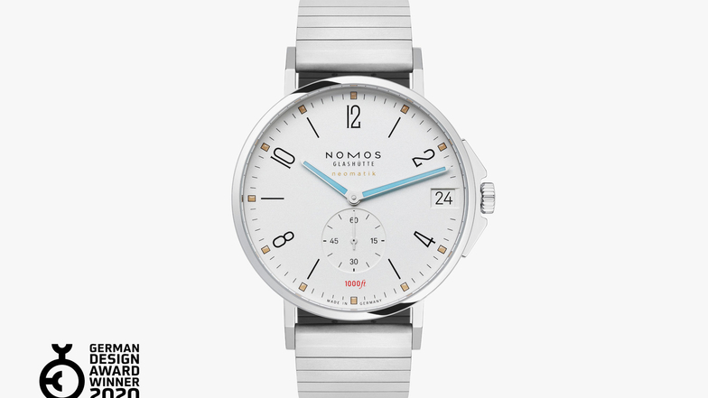 Mit dieser Uhr hat der Uhrenhersteller Nomos erneut einen Designpreis gewonnen.