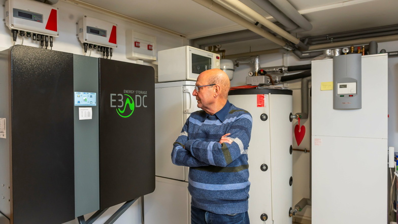 Energiebunker im Keller: Der Lithium-Ionen-Speicher von E3/DC hat eine Kapazität von reichlich zehn Kilowattstunden.