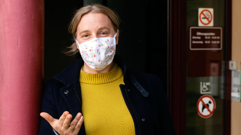 Jana Gärtner, Leiterin des Kreisgesundheitsamtes, rät dazu, Atemschutz-Masken zu tragen. Auch selbstgenähte einfache Modelle können helfen, sagt sie.
