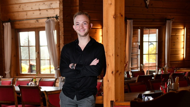Philip Grundmann ist der neue Betreiber des Restaurant "Zweite Heimat" auf dem Golfplatz in Ullersdorf.