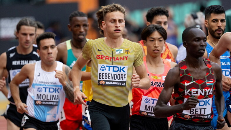 Noch sieht Karl Bebendorf im WM-Vorlauf locker aus, aber der Dresdner verpasst das Finale über 3.000 Meter Hindernis. "Es war mein schlechtestes Rennen in der Saison", sagt er später.