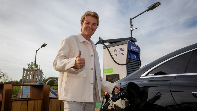 Formel 1-Fahrer Rosberg in Sachsen: "Alles geht auf Elektroautos"