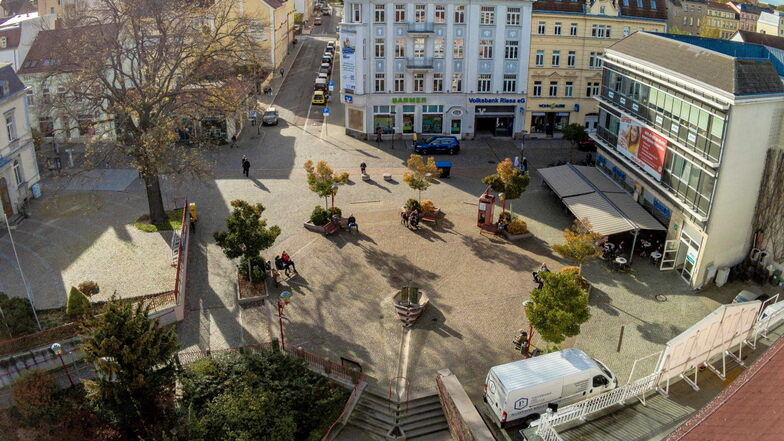 Der Mannheimer Platz in Riesa soll Ende November zum Schauplatz einer besonderen Aktion werden.