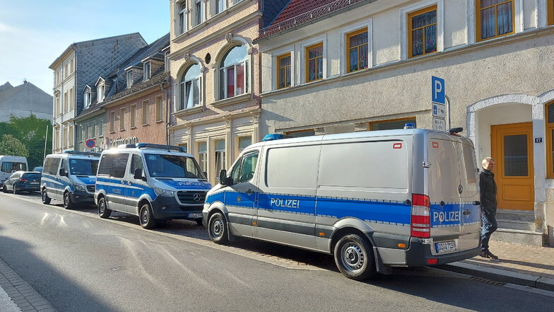 Polizeieinsatz in Roßwein wegen Verstoß gegen Waffengesetz