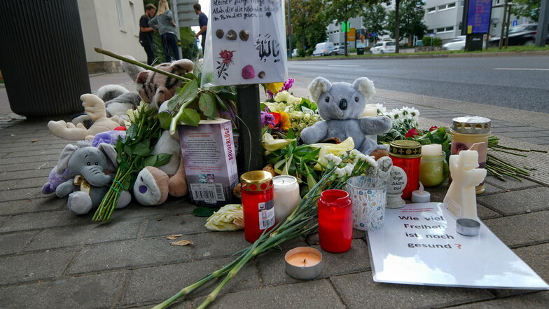 Unfallstelle an der Budapester Straße: Hier starb im August ein sechs Jahre alter Junge.