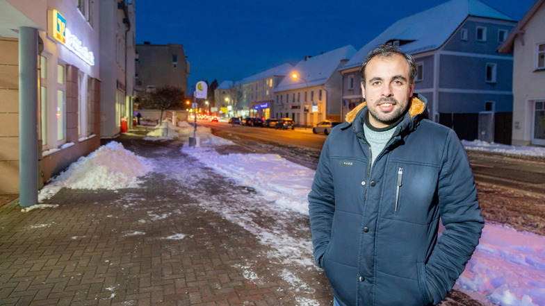 Aziz Mahmoud ist aus Syrien geflüchtet und lebt in Niesky. Der Elektroingenieur arbeitet in Jänkendorf bei einer Solarfirma.