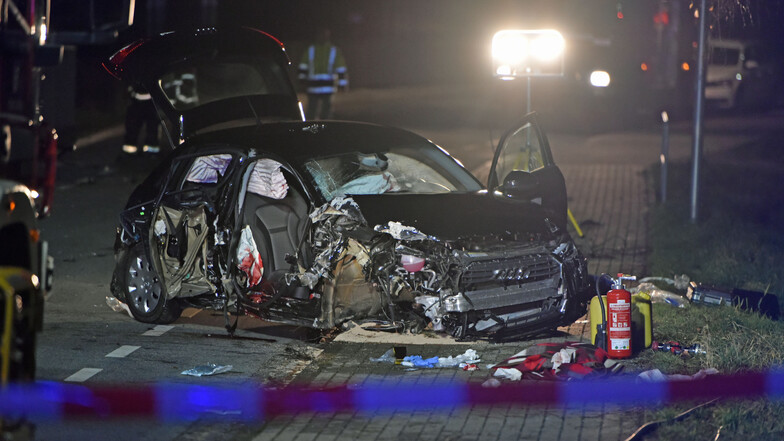 In dem Wrack des Audi starben im Dezember 2018 zwei Beifahrer.