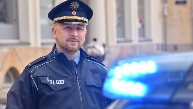 Der Leiter Polizeireviers Freital-Dippoldiwalde, Rico Sommerschuh legt eine Kriminalstatistik vor, die ihm nicht ganz gefallen kann.