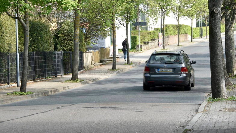 Auf der Rabenauer Straße in Dippoldiswalde finden ab Montag Bauarbeiten statt.