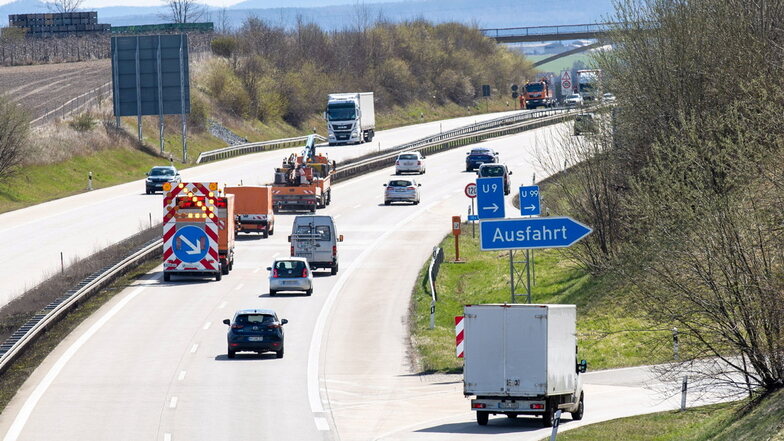 Ab 10. Mai wird auf der A17 zwischen Heidenau und Bahretal gebaut - mit Konsequenzen auch für die Anschlussstelle Pirna.