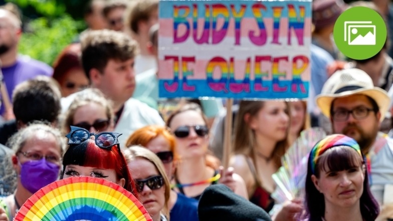 In Bautzen fand am Sonnabend zum zweiten Mal eine Parade zum Christopher Street Day statt.