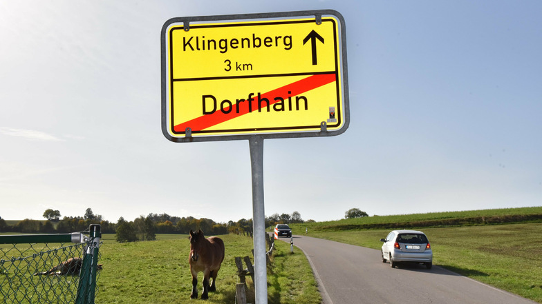 Familien willkommen: Dorfhain am Rande des Tharandter Waldes soll Baugebiete bekommen.