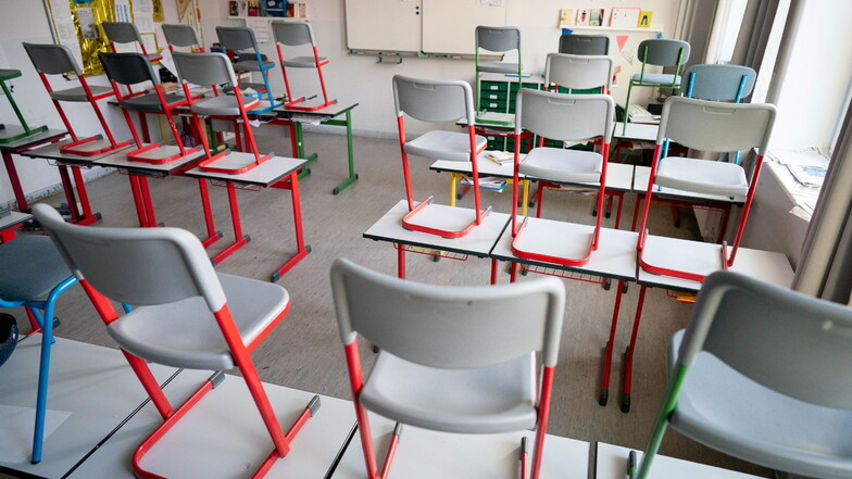 Gänzlich leere Klassenzimmer gab es bislang im Rödertal kaum, doch es fehlten krankheitsbedingt viele Kinder.