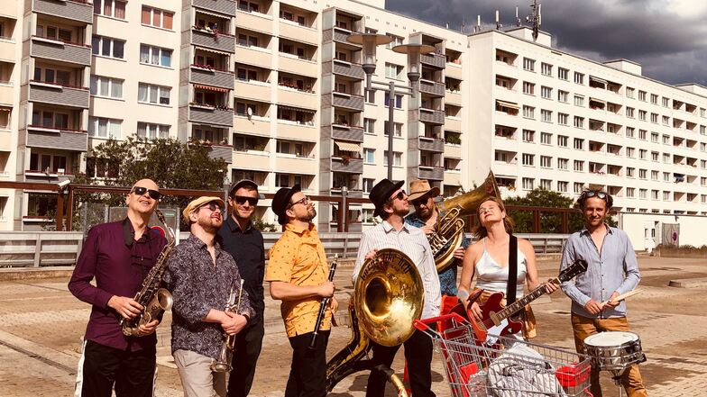 Die Banda Internationale hat in Prohlis bereits den Song "Oh, mein Prohlis" eingespielt. Nun soll sie nicht beim Bürgerfest spielen dürfen.