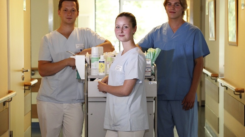 Von Pflegefachmann bis Hebamme gibt es etliche Ausbildungsberufe im Klinikum.