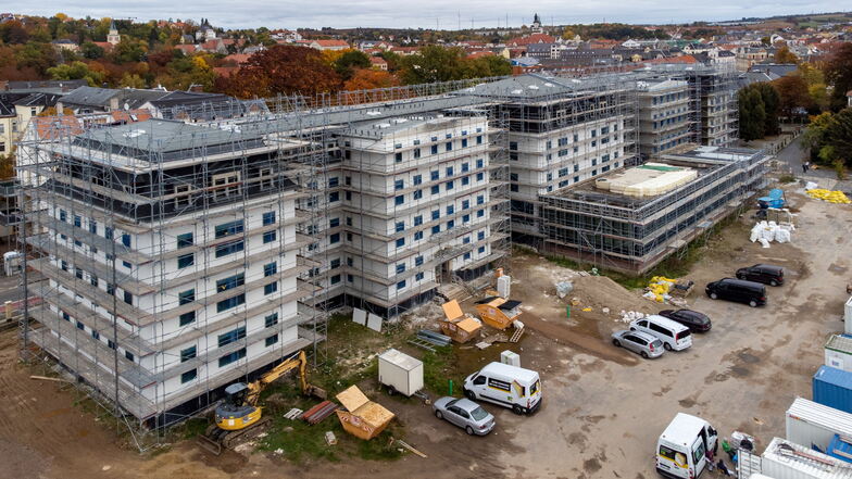 Nach derzeitigem Stand sollen die Bauarbeiten am künftigen Rechnungshof in Döbeln im zweiten Quartal 2023 beendet werden.