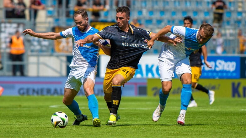 Duelle zwischen dem Chemnitzer FC und Dynamo waren in der Vergangenheit immer kampfbetont. Das wird auch im Sachsenpokal so sein.