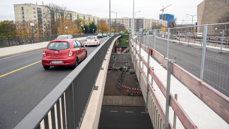 Ab heute Abend: Carolabrücke in Dresden wird für den Verkehr gesperrt