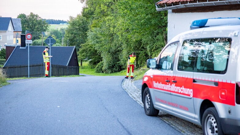 Junge bei Unfall in Cunnersdorf schwer verletzt