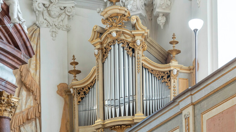 Die Orgel in der Tiefenauer Schlosskirche zählt zu den ganz wenigen Silbermann-Orgeln im Landkreis Meißen.