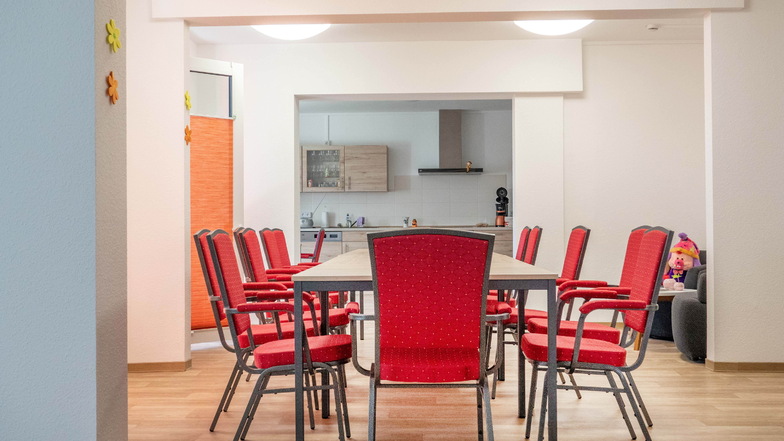 Platz für Gemeinschaft: Im Erdgeschoss gibt es Räumlichkeiten, in denen Bewohner zusammen kochen oder sich unterhalten können.
