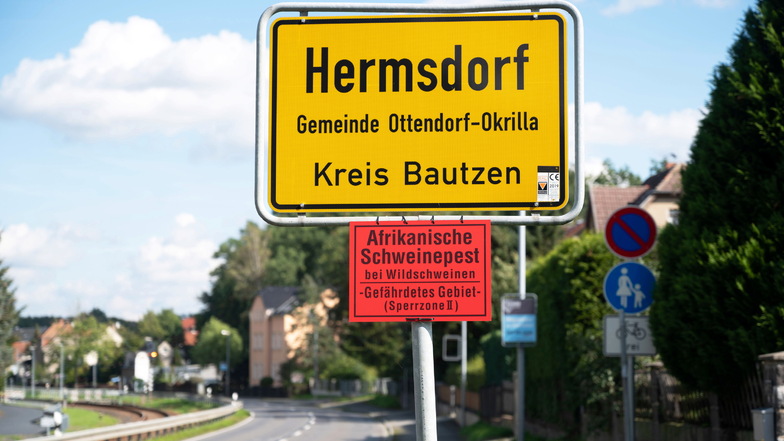 In Hermsdorf wird die Brücke saniert - für den Schwerverkehr ist die S59 während der Baumaßnahme voll gesperrt.