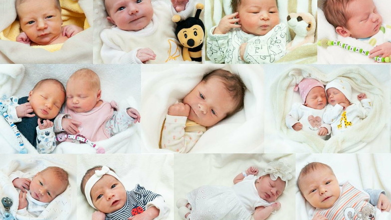 Dies waren einige der Neugeborenen am Dresdner Uniklinikum im Jahr 2020.