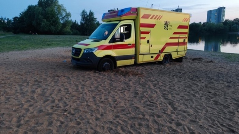 Zwei Verletzte nach Streit an der Kiesgrube Dresden-Leuben