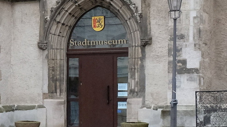 Eingang zum Stadtmuseum Meißen.