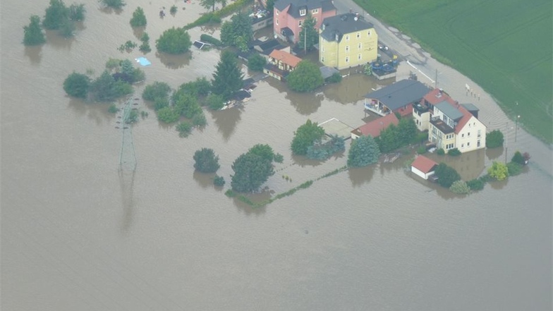 Beim Hochwasser 2013 standen die Häuser zuletzt unter Wasser.