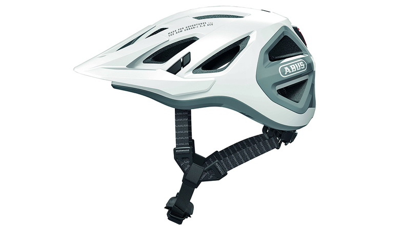 Safety first: Der Helm Urban-I 3.0 ACE von Abus verfügt über ein LED-Rücklicht mit 180-Grad-Sichtbarkeit. 3.0 Ace“ Ab 2023 ist er verfügbar und wird 149,95 Euro kosten.
