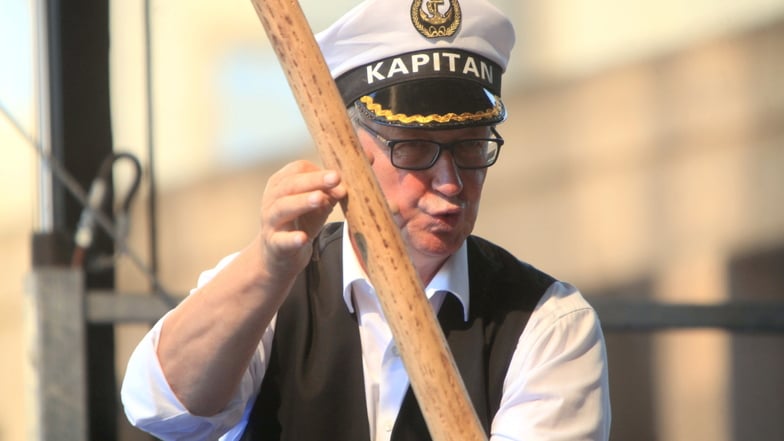 Kabarettist, Schauspieler und Regisseur Peter Kube gastierte beim Sonnenstein-Open-Air in Pirna.