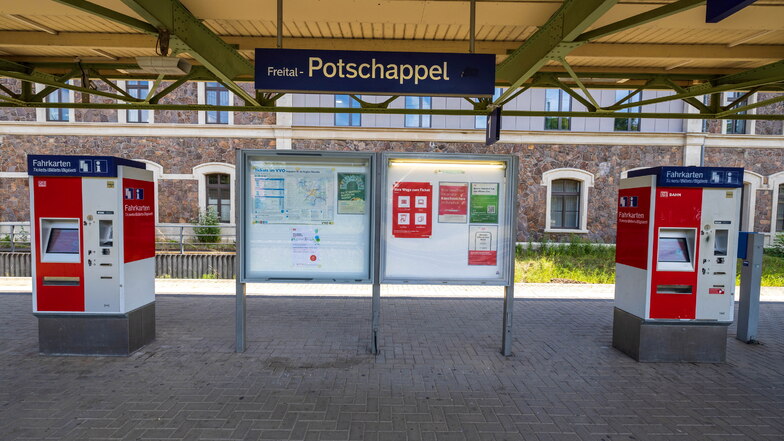 Derzeit ist der Bahnhof Potschappel Freitals nördlichster Bahnhof.