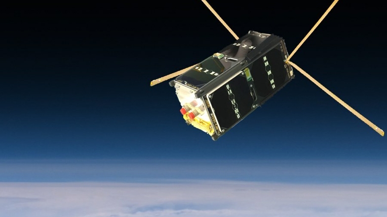 Satellit der TU Dresden funkt aus dem All