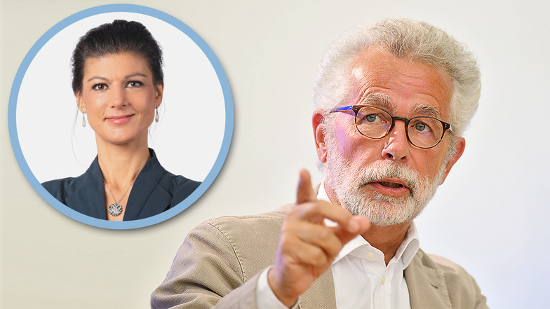 Politologe Hans Vorländer denkt, durch die Partei von Sahra Wagenknecht könnte es für die SPD und die Linke in Sachsen "eng werden".