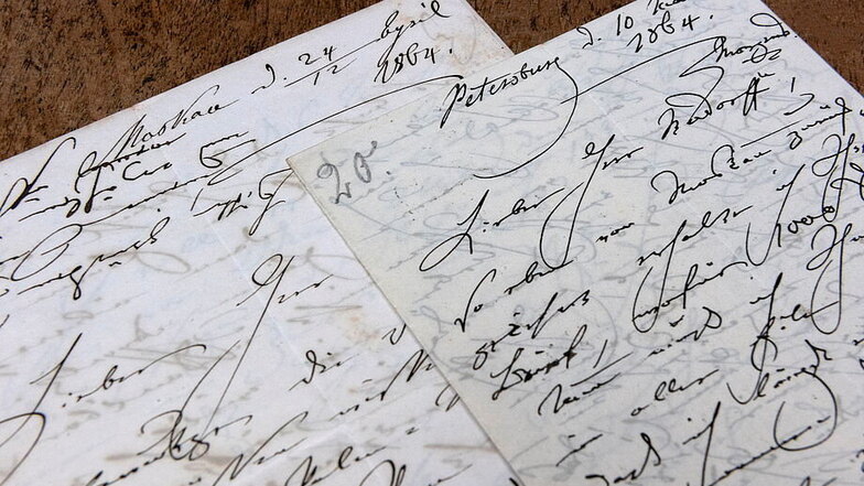 Eigenhändiger Brief der deutschen Pianistin Clara Schumann an den Komponisten Ernst Rudorff (Moskau und Petersburg, April/Mai 1864)