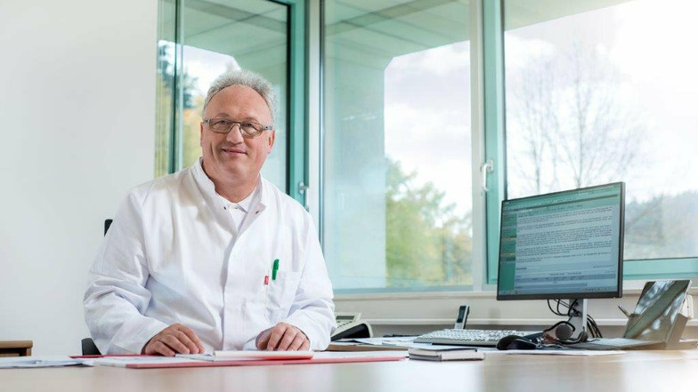 Dr. Andreas Müller, Chefarzt der Inneren Abteilung der Asklepios Sächsische-Schweiz-Klinik Sebnitz.