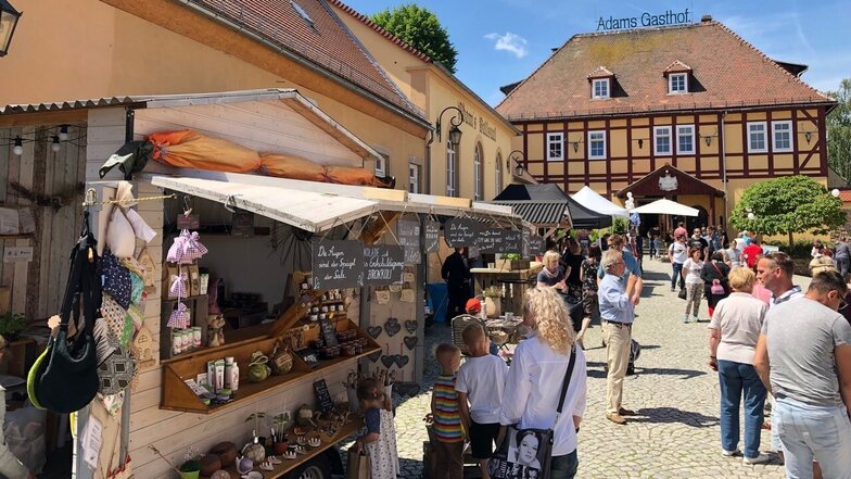 Auch im vergangenen Jahr konnte der Handwerksmarkt in Moritzburg etliche Besucher anlocken.