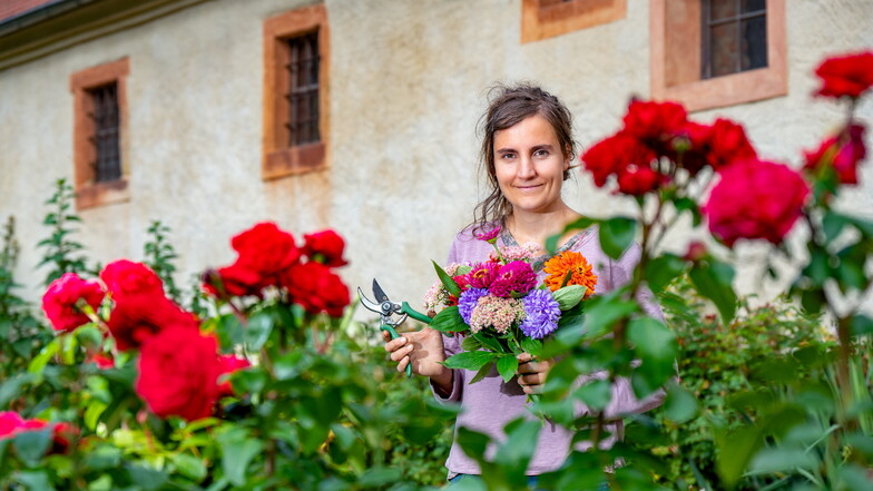 Sag es durch die Blume“ ist das Motto des Kloster- und Erntedankfestes an diesem Wochenende im Kloster Buch. Eva Rockmann führt aus diesem Anlass an beiden Tagen durch „ihr Reich“ – den Klostergarten.