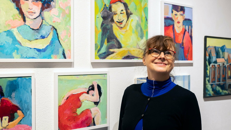 Die neue Vorsitzende des Bautzener Kunstvereins Verena Mittasch lädt zur Ausstellung "Kunst zum Sammeln und Verschenken" in die Galerie Budissin.