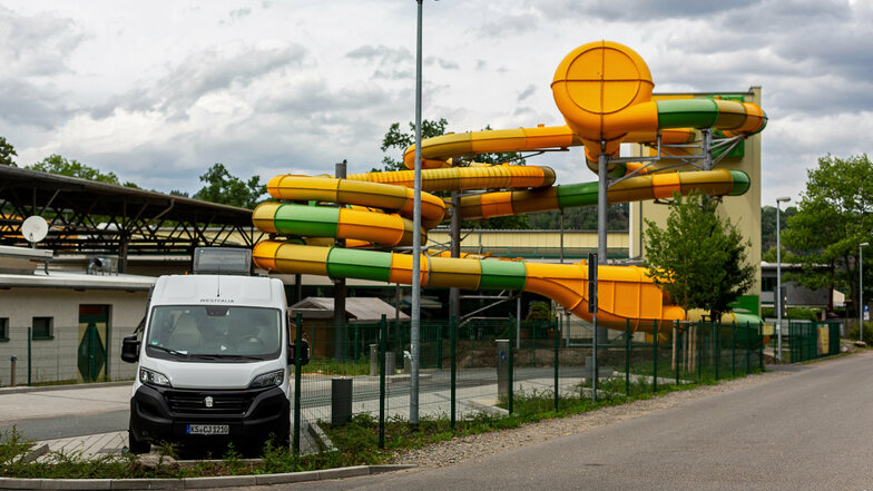 Das Hains in Freital schließt. Unklar ist noch, was mit dem Schwimmsport für die Schüler wird.