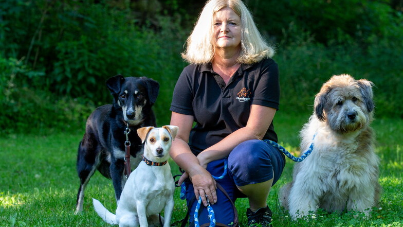 Anett Lohse ist Hundetrainerin und Hundeverhaltenstherapeutin in Pirna. Sie wünscht sich eine größere Auslauffläche für Hunde in der Innenstadt.