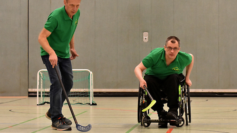 Rollstuhl-Hockey zog am Dienstag in der BSZ-Halle etliche Männer in den Bann, derweil Frauen ihren Spaß beim Tischtennis hatten.
