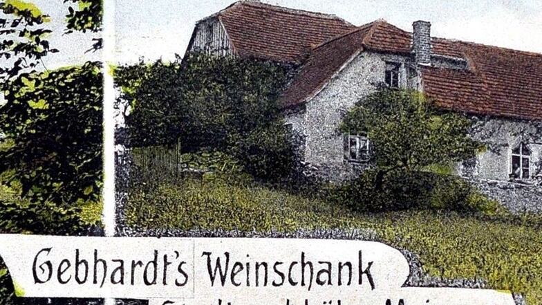 Einst befand sich hier die Ausflugsgaststätte Gebhardts Weinschank.