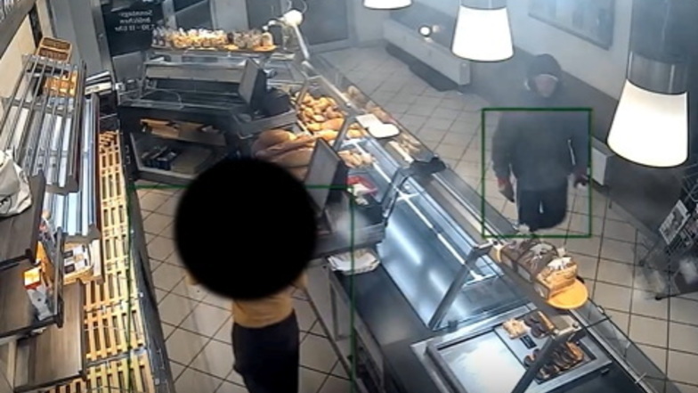 Nach Überfall auf Bäckerei in Dresden: Polizei veröffentlicht Videomaterial